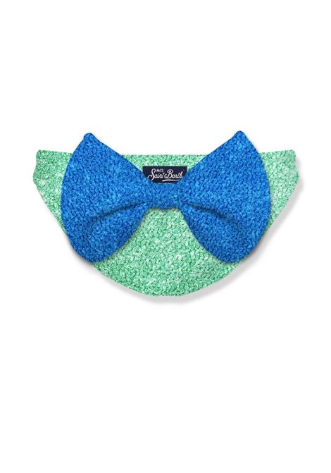 Costume con fiocco in spugna SAINT BARTH | MAD0002 MADAME W01266F CRINKLE LUREX 5532